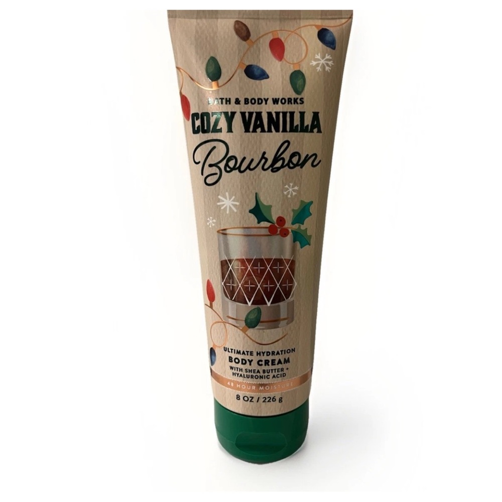 Bath & Body Works Cozy Vanilla Bourbon Body Cream 8 Oz, Set of 3, New - Picture 2 of 3